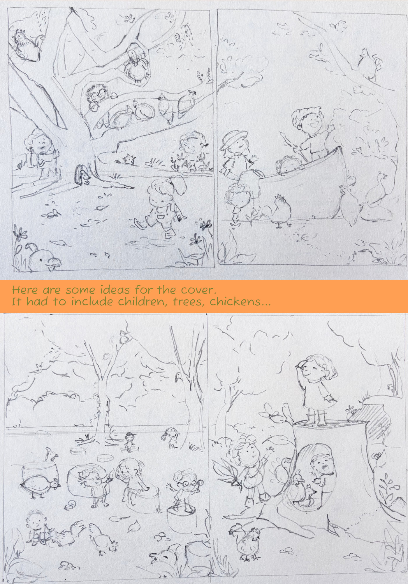 sketches - a day in the park - Bia Watanabe