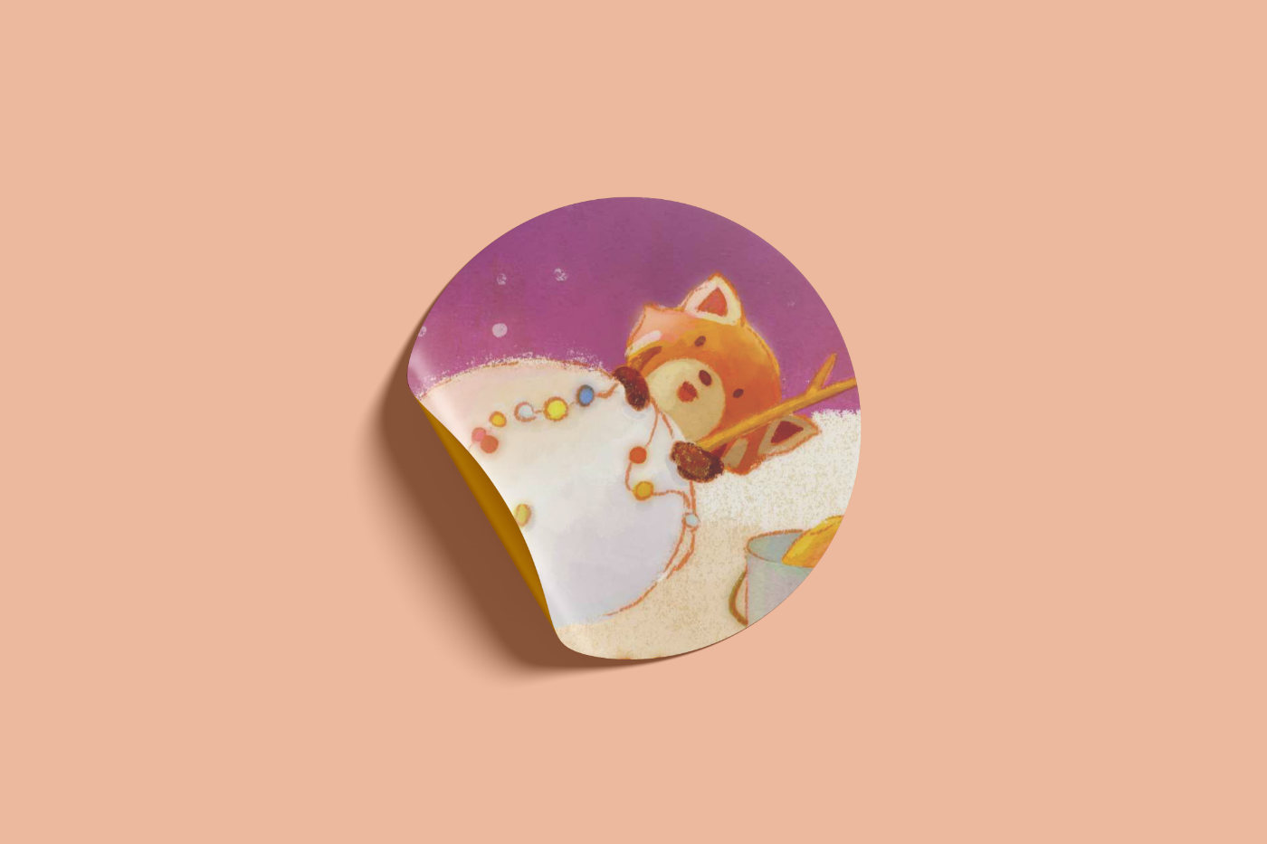 sticker christmas bia watanabe